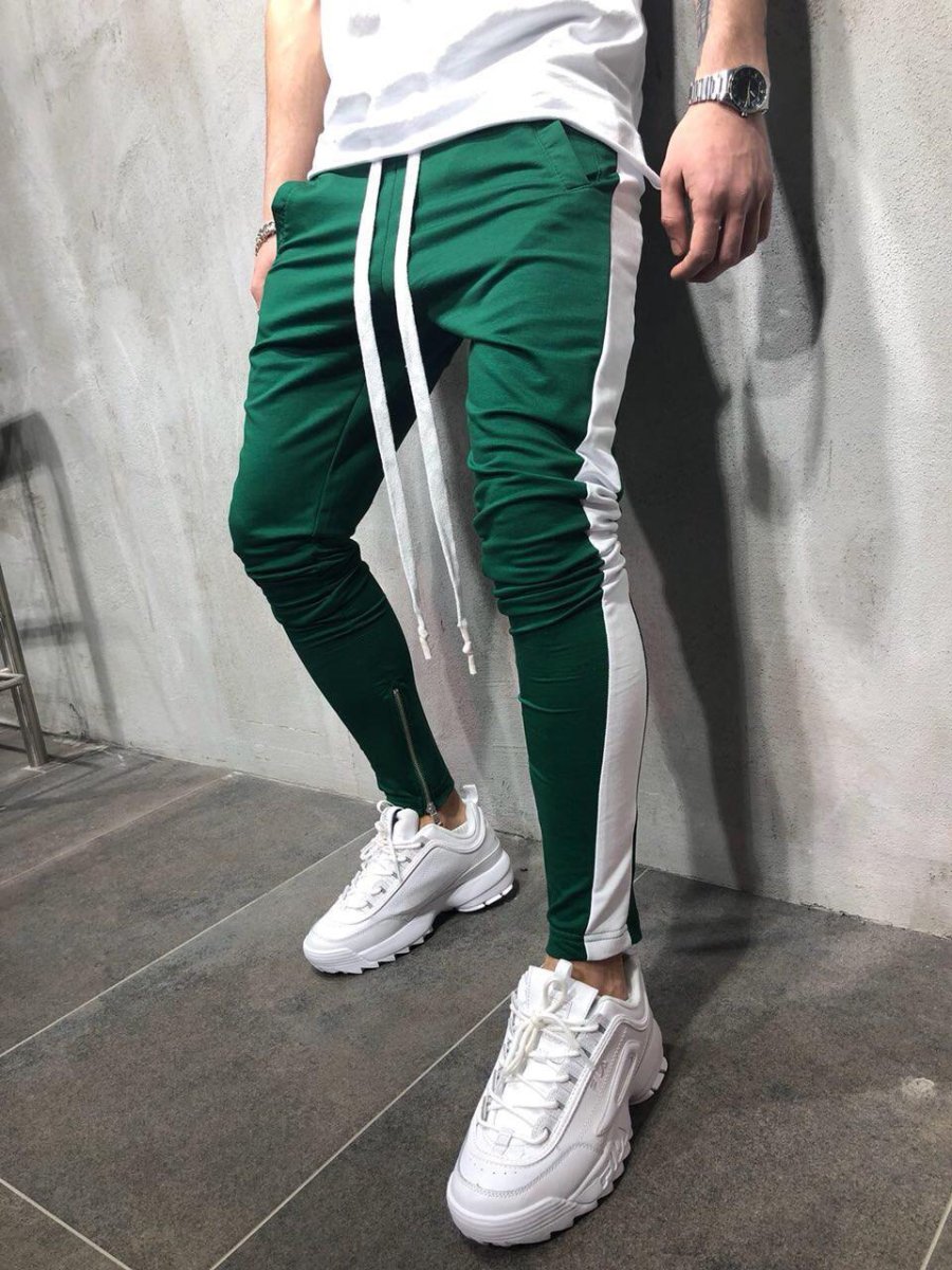 Зелёные штаны мужские