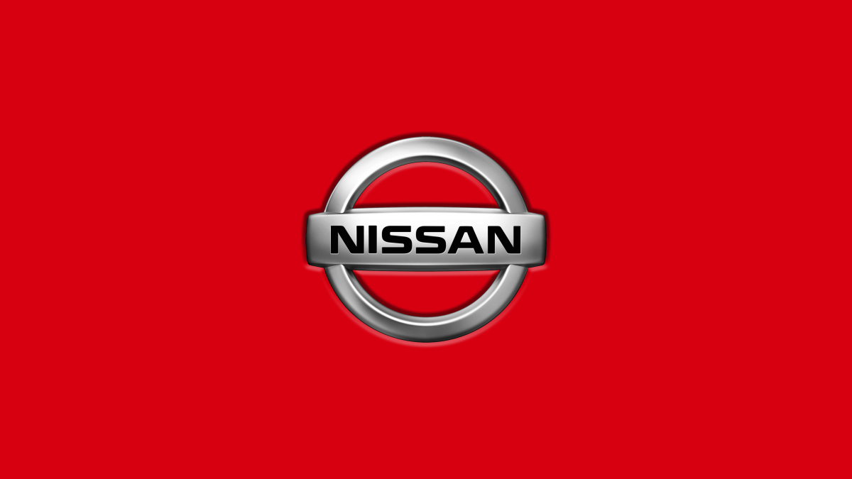 Логотип Ниссан на белом фоне