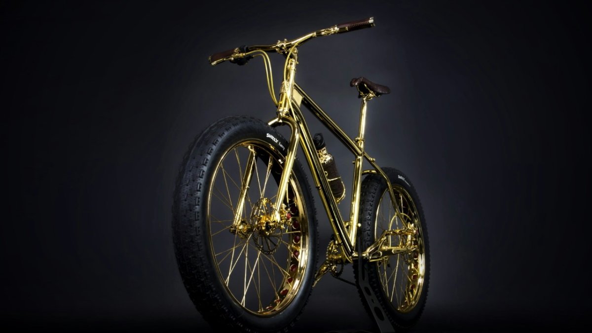 24k Gold extreme Mountain Bike