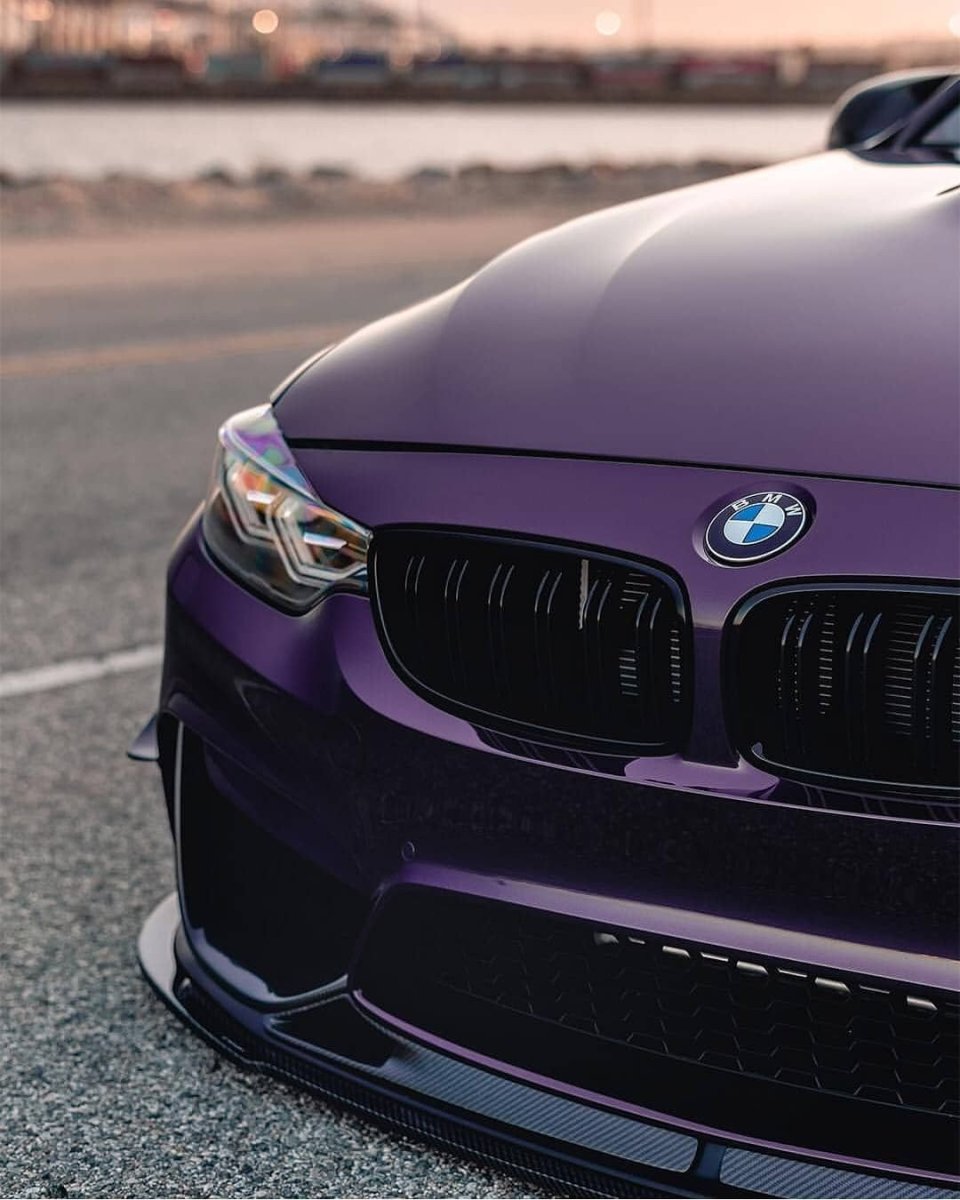 BMW m4 Purple