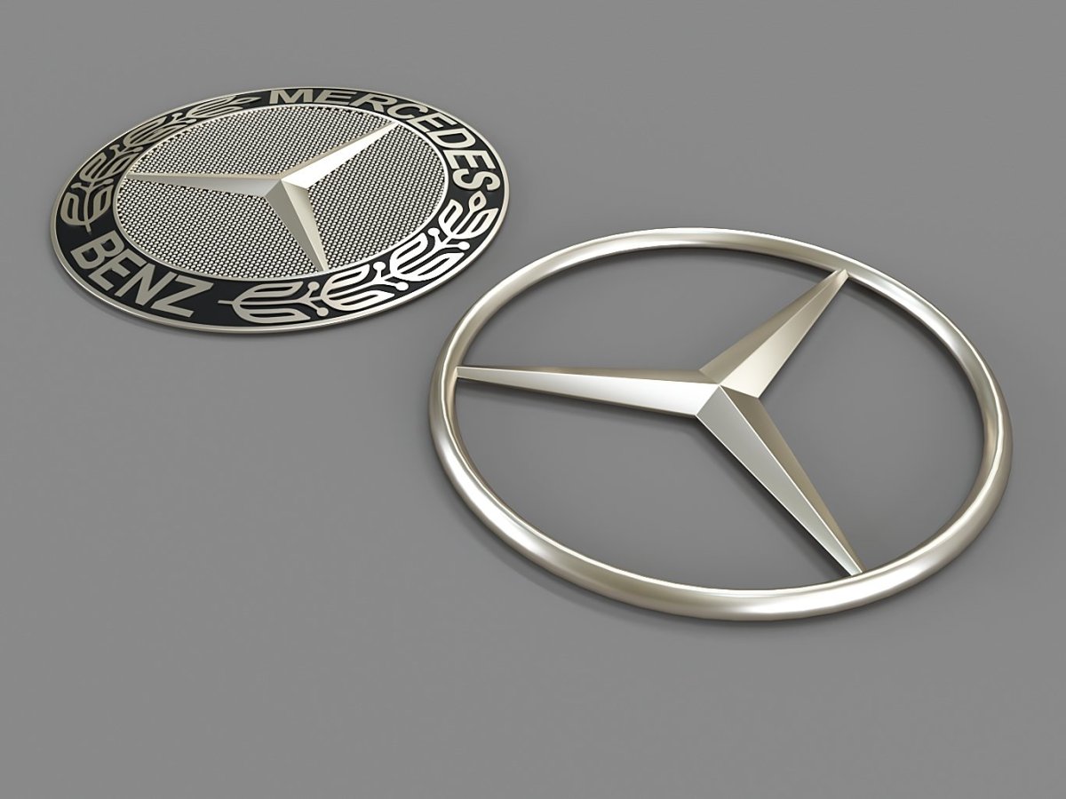 Logo Mercedes-Benz 3d