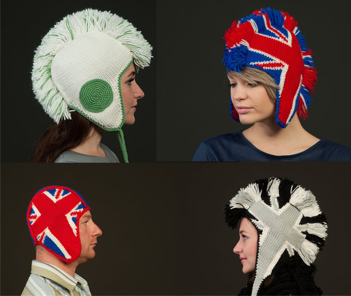 Смешная шапочка для футболиста