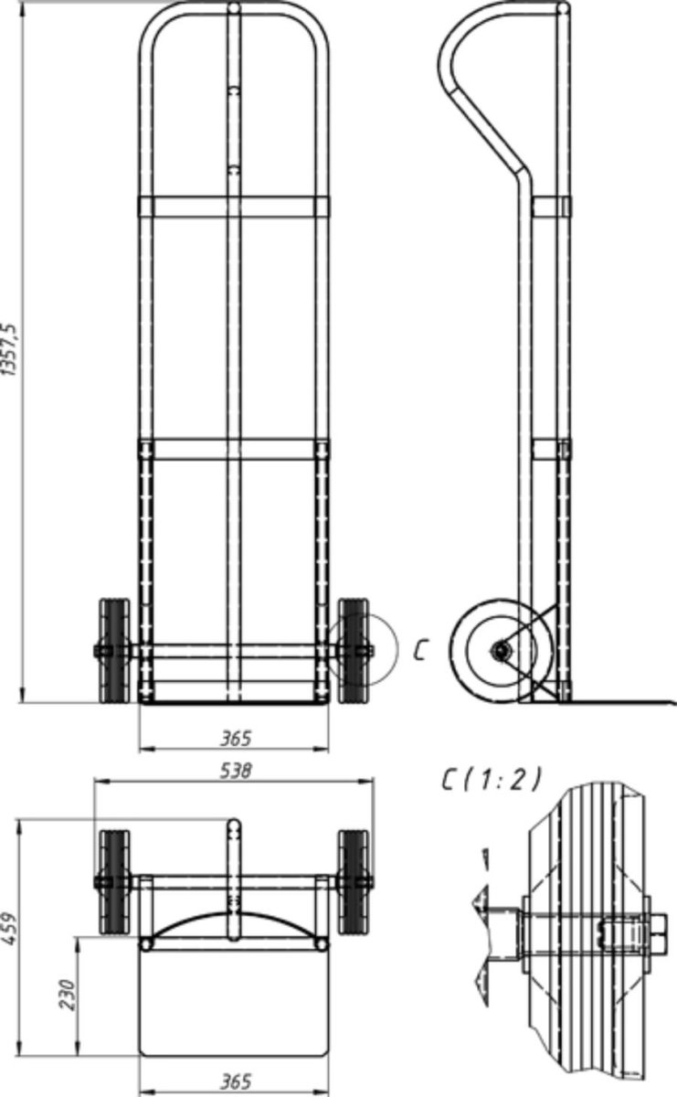 Тележка складская ht1805