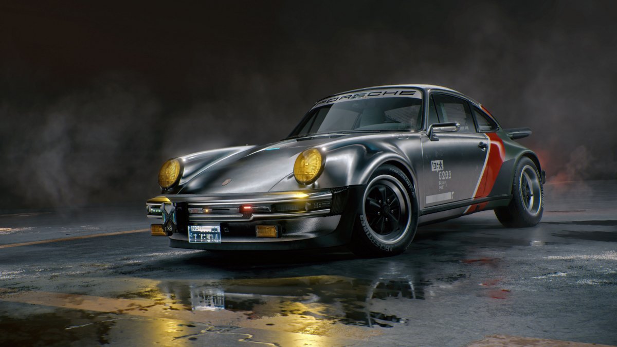 Cyberpunk 2077 Porsche Джонни