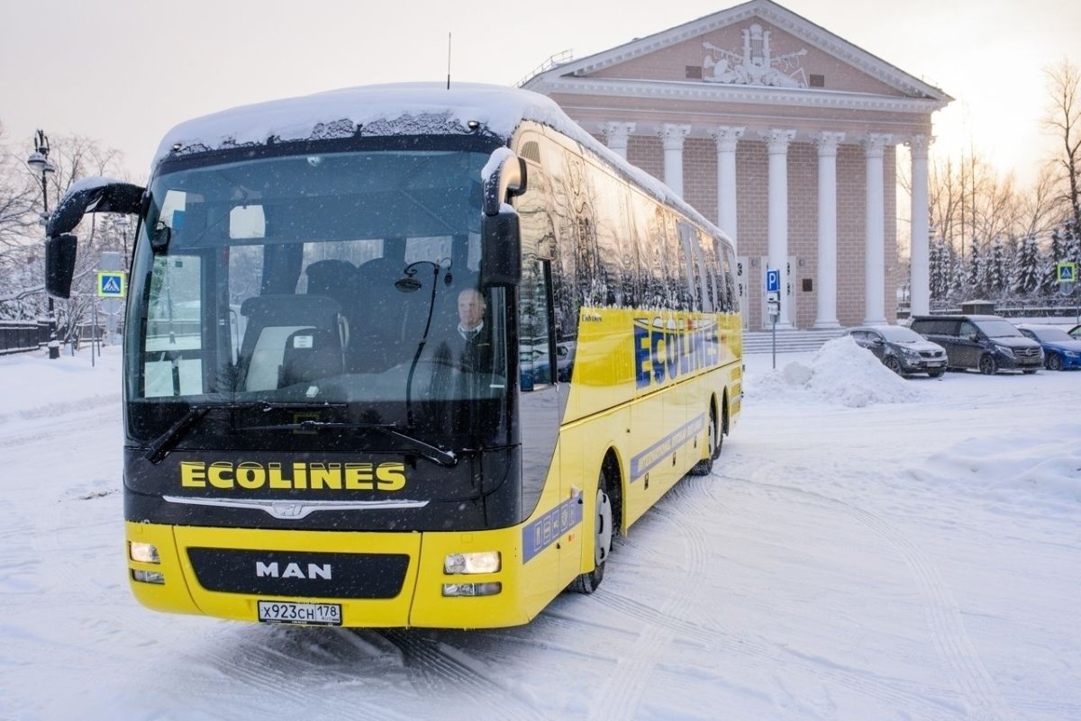 Автобус Эколайн Санкт-Петербург Хельсинки