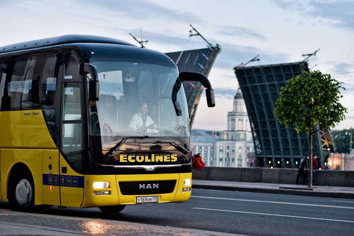 Автобус Ecolines Санкт-Петербург