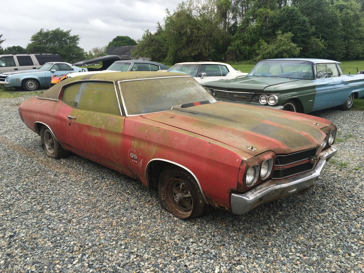 Шевроле Шевель 1970 SS заброшенные