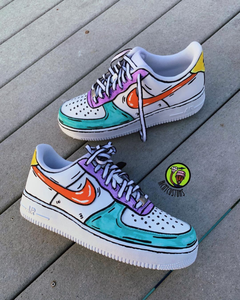 Расписные Air Force Nike