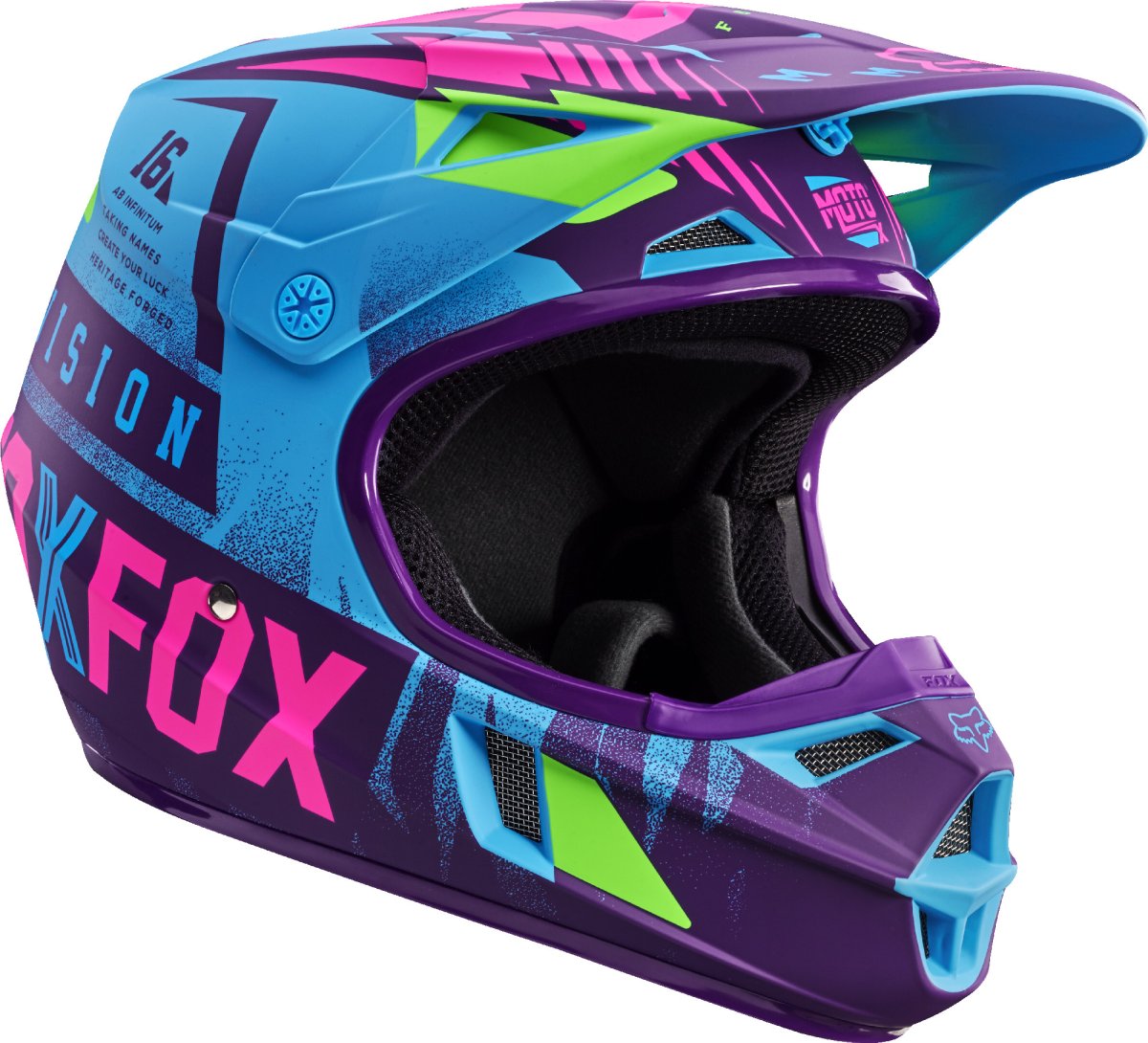 Козырек для шлема Fox v1 tro Helmet Aqua