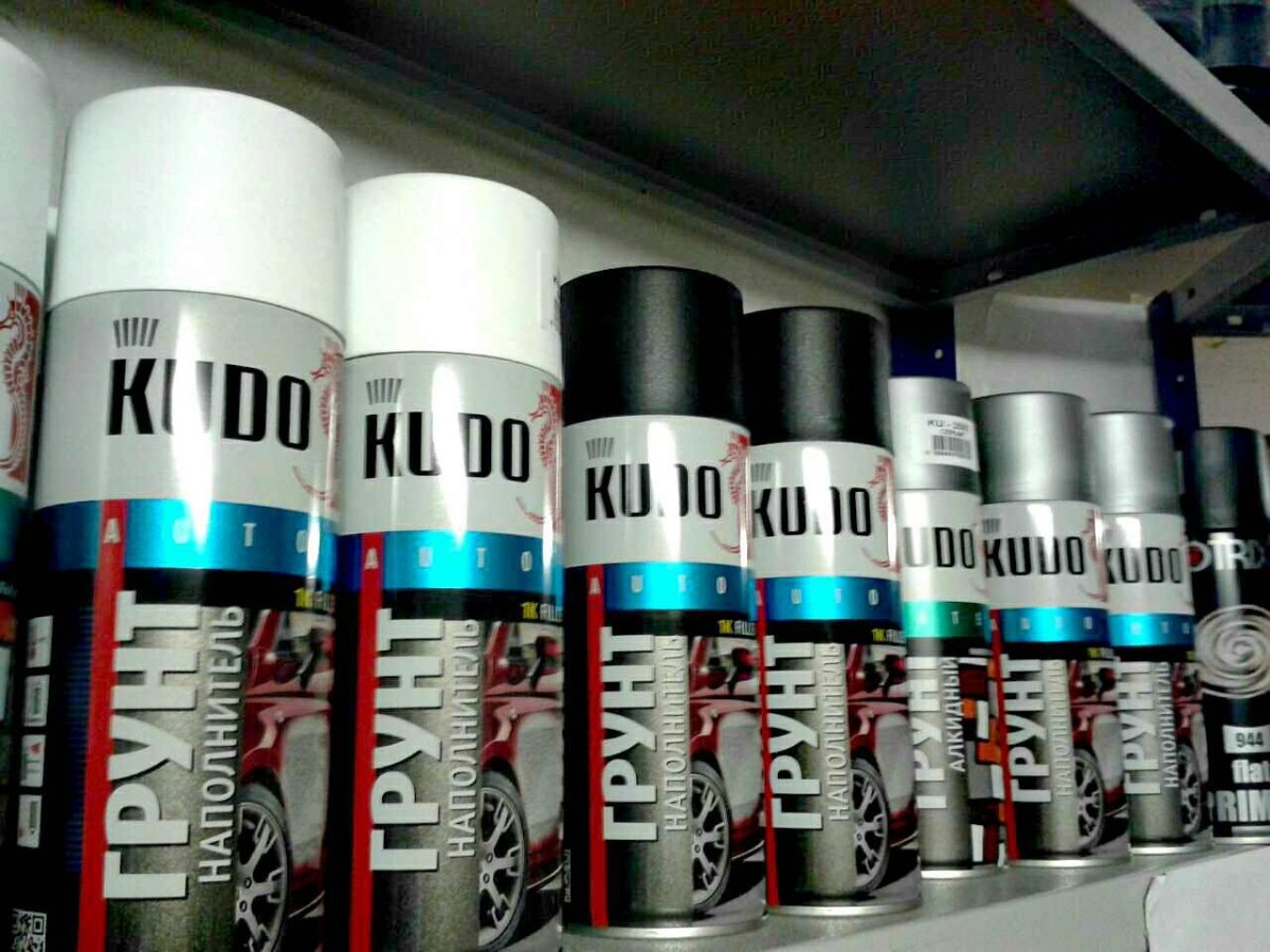 Баллончик грунт эмаль Kudo