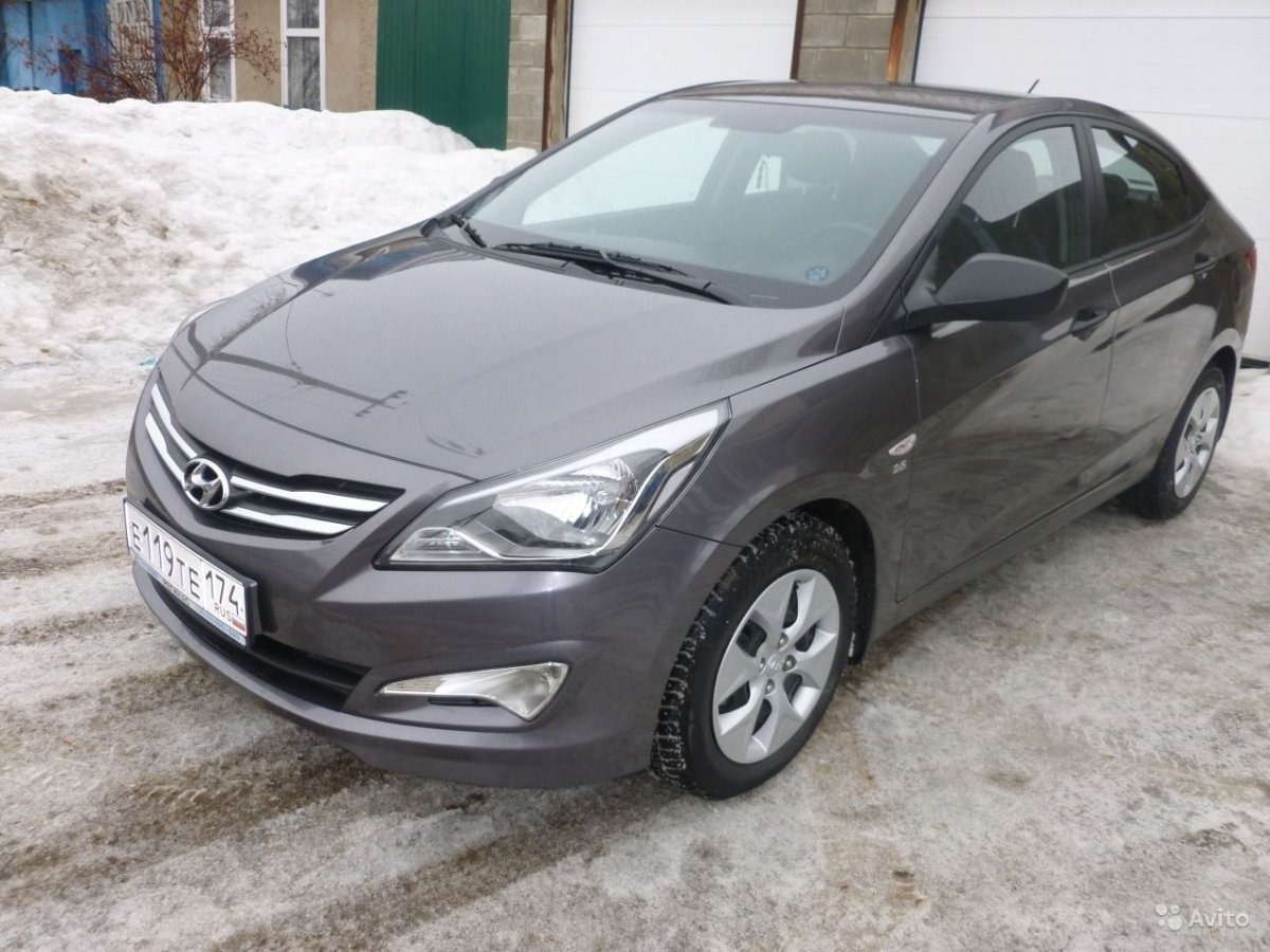 Hyundai Solaris 2011 серый SAE