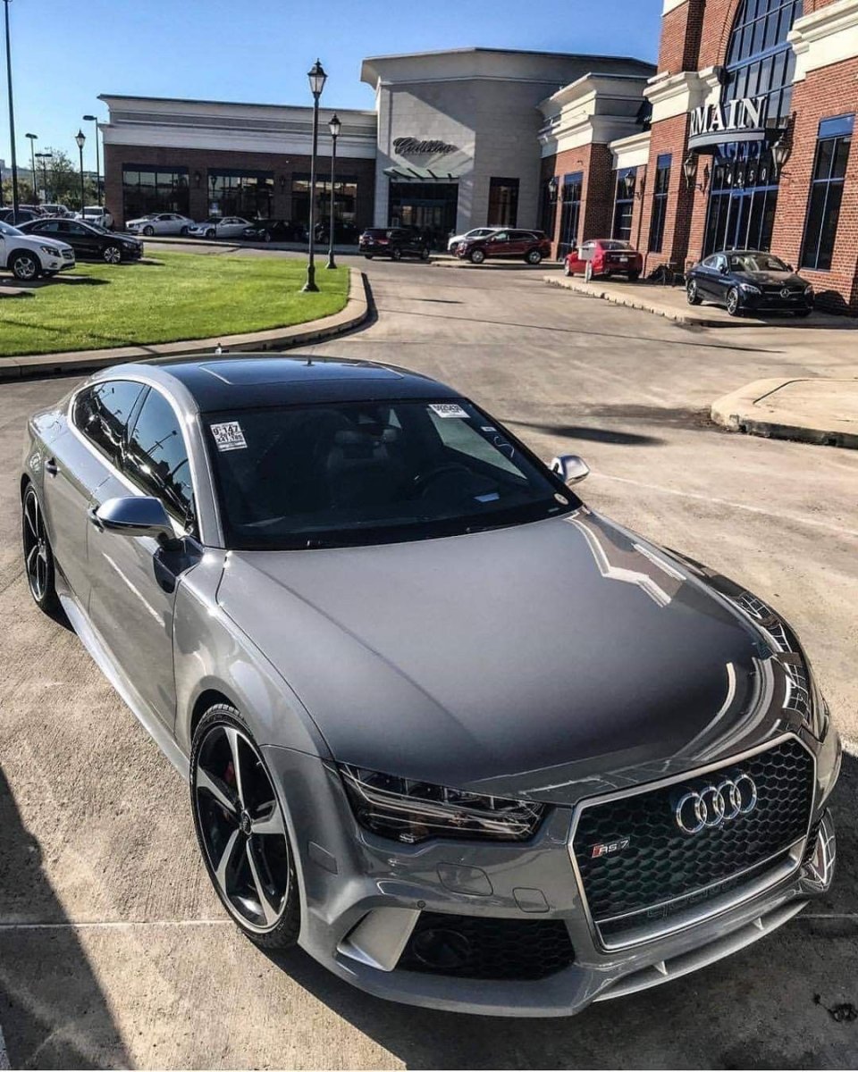 Ауди rs7 серая