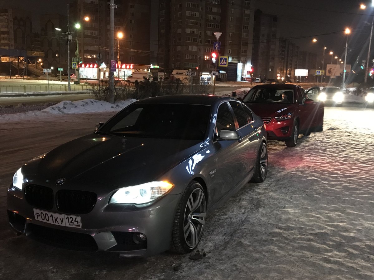 BMW f10 ночная