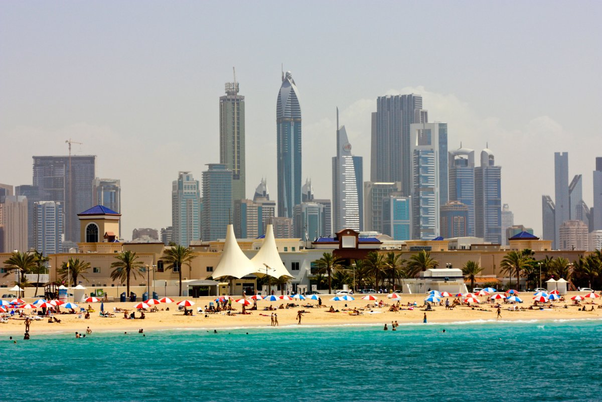 Jumeirah Beach пляж Дубай