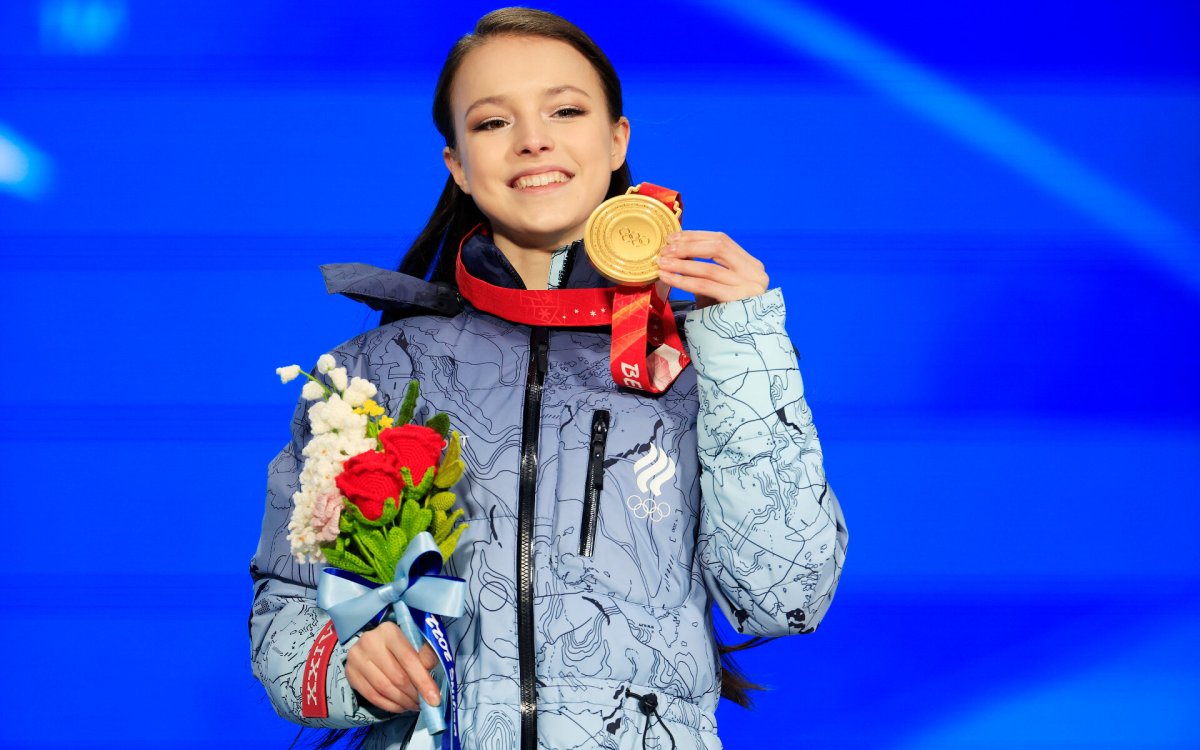 Анна Щербакова олимпиада 2022