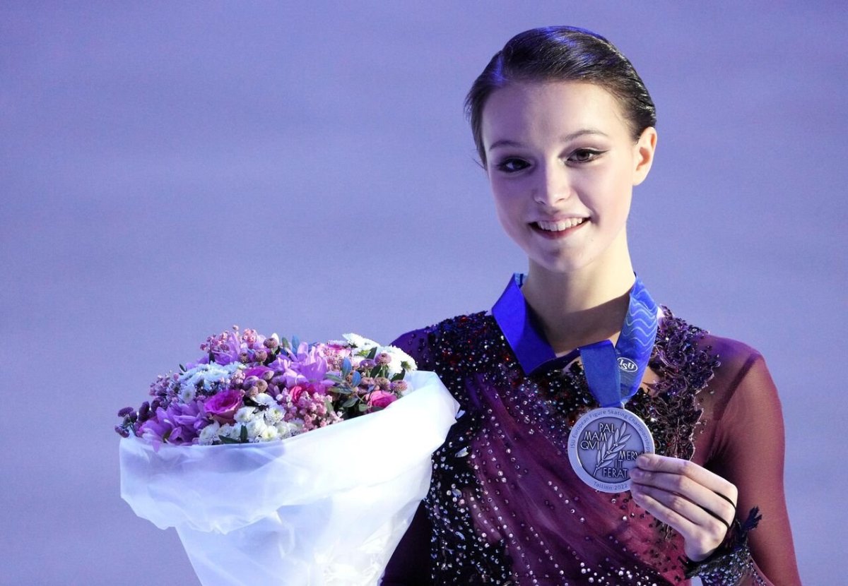 Анна Щербакова фигуристка на чемпионате Европы