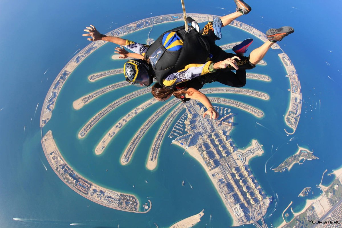 Скайдайв Дубай Skydive Dubai