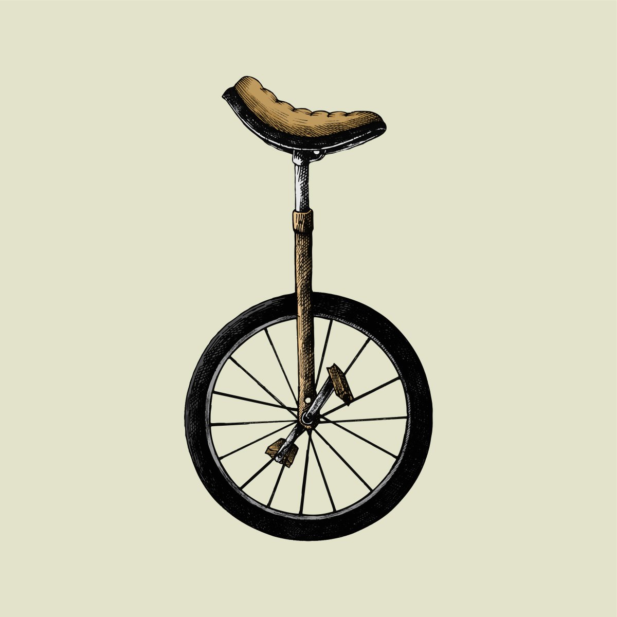 Одноколёсный велосипед цирковой