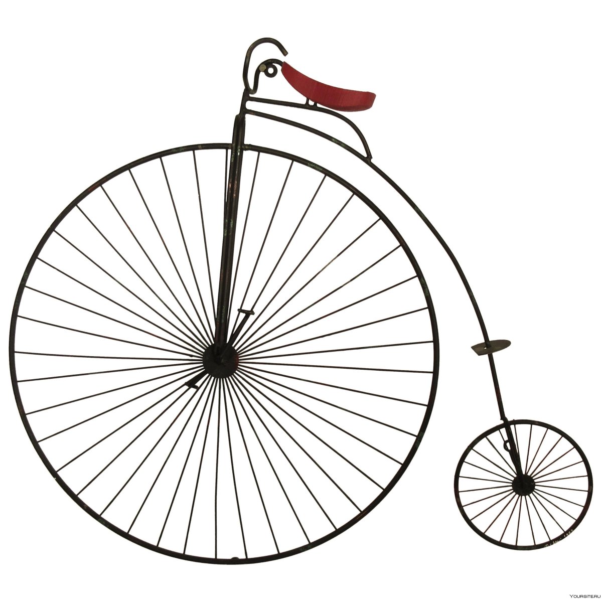 Велосипед с одним большим колесом