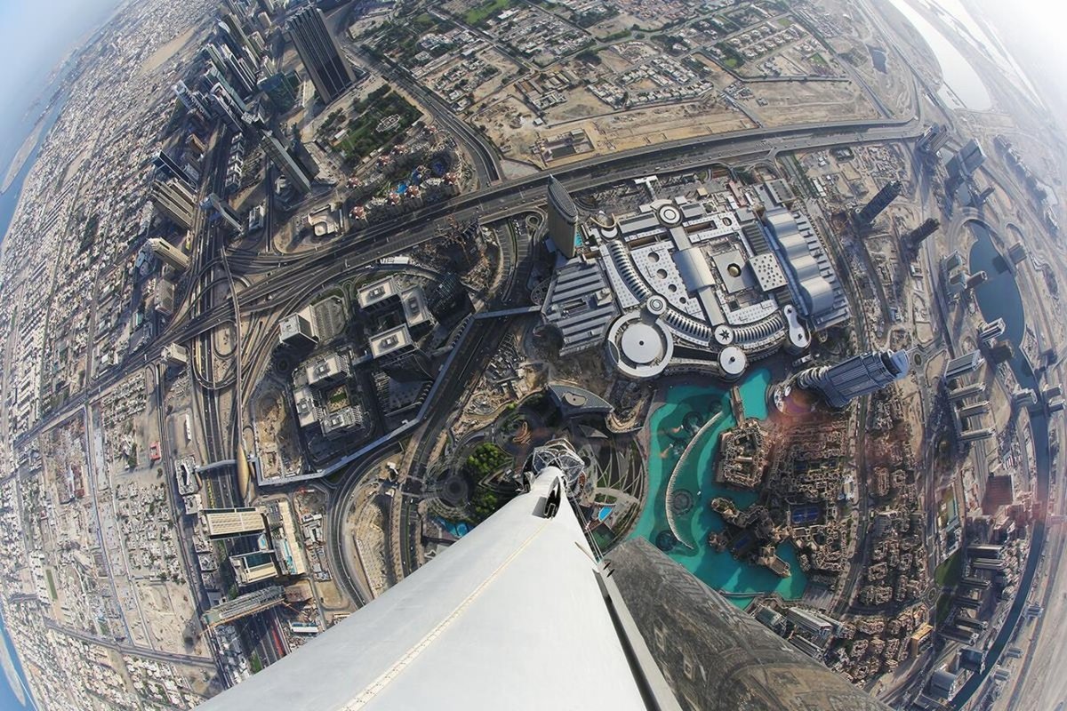 Дубай крыша Бурдж Халифа