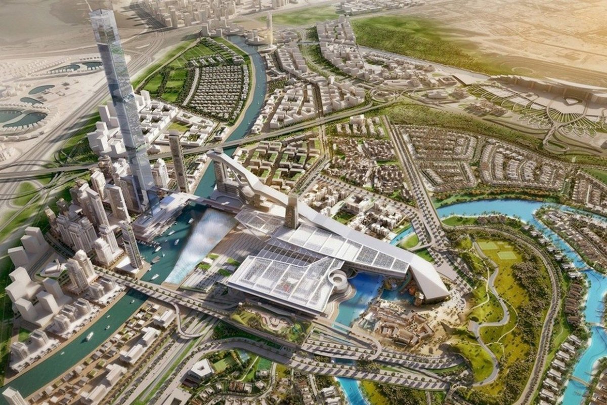 Район Meydan в Дубае