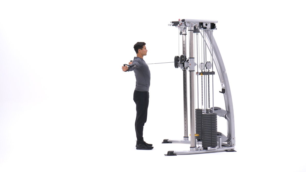 Кроссовер/блочный тренажер разводка