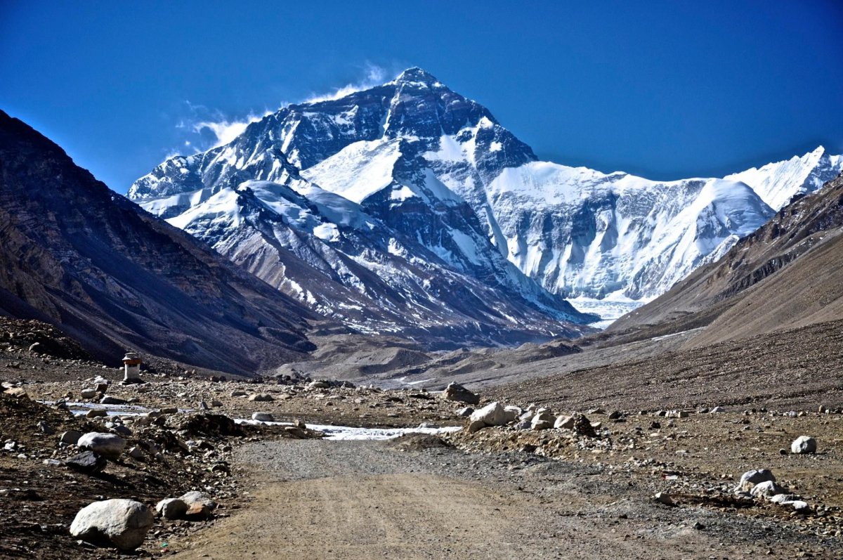 Гора Эверест со спутника