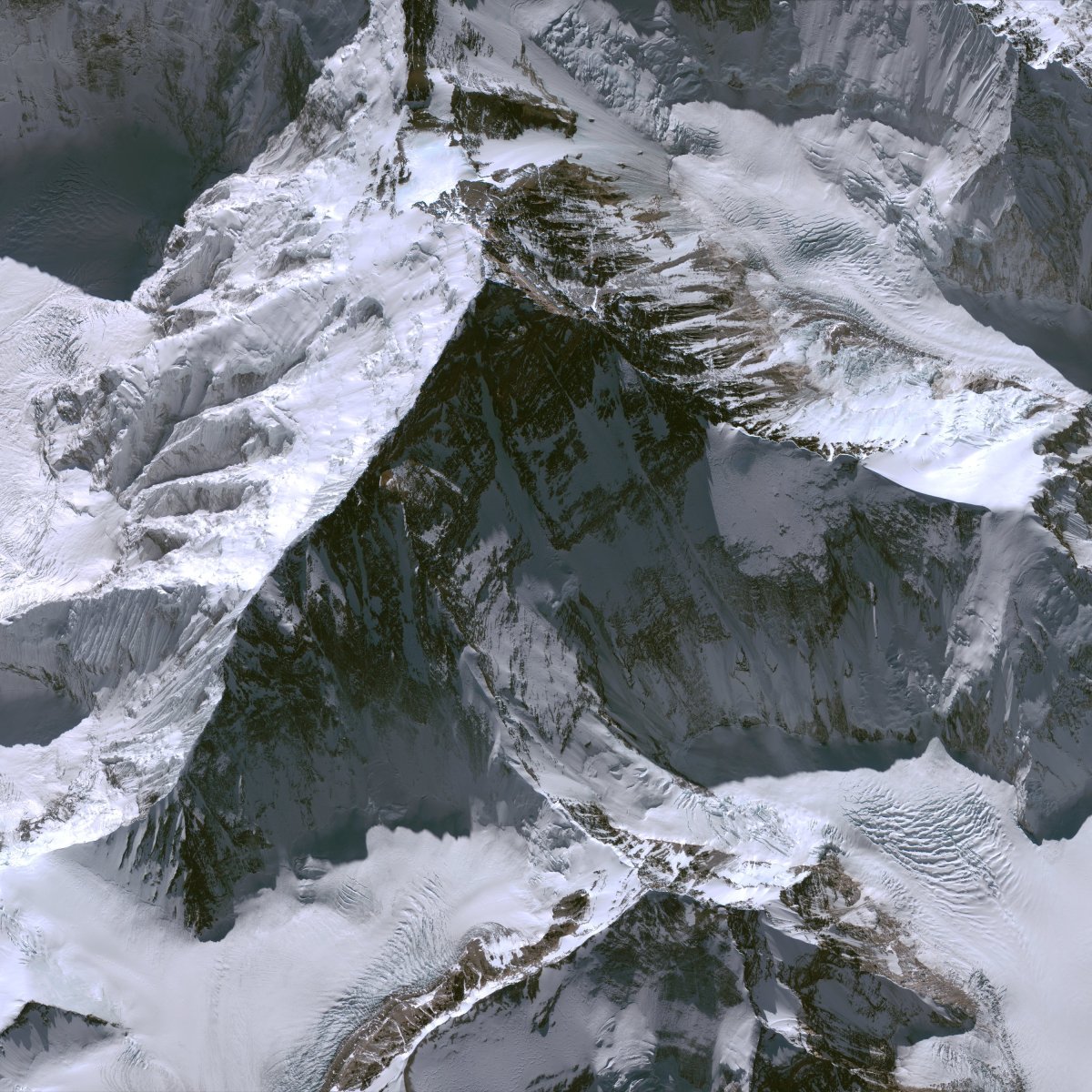 Гора Эверест вид из космоса