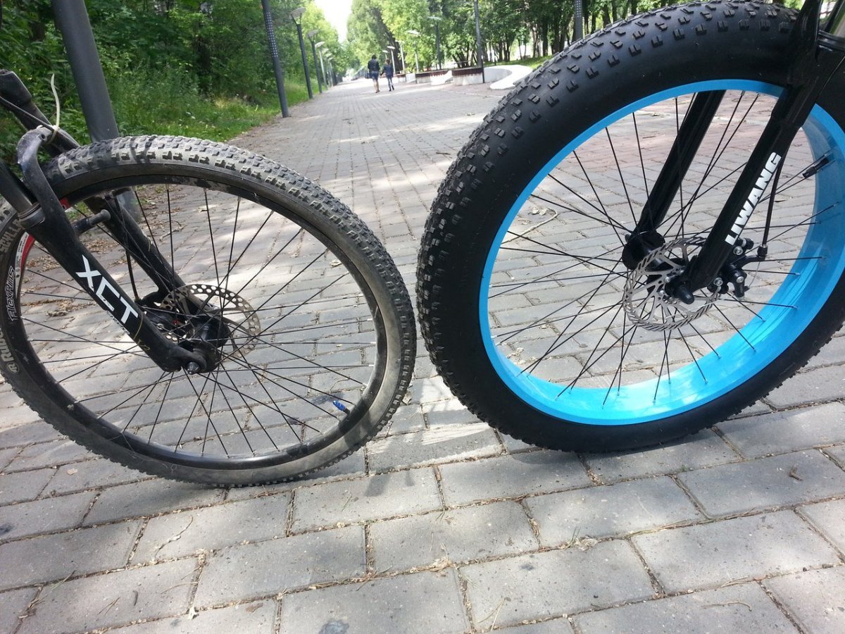 Велосипед с большими колесами