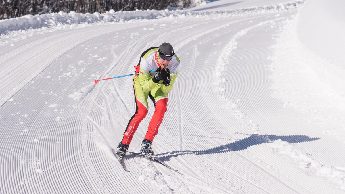 Лыжные гонки спуск