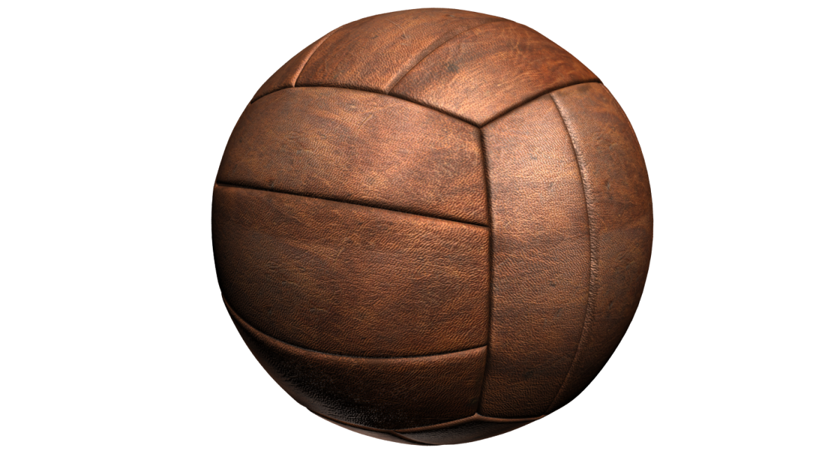 Старый волейбольный мяч