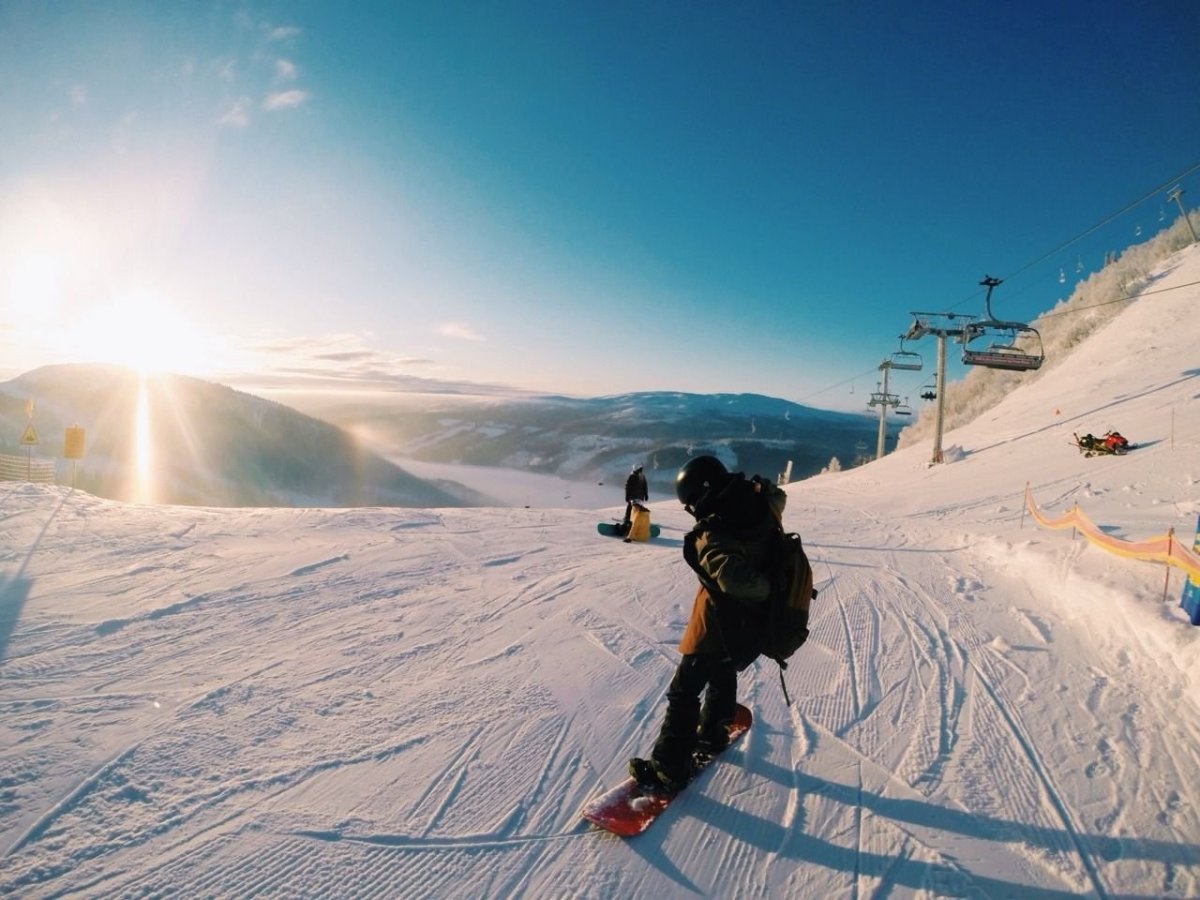 Эльбрус спуск на сноуборде