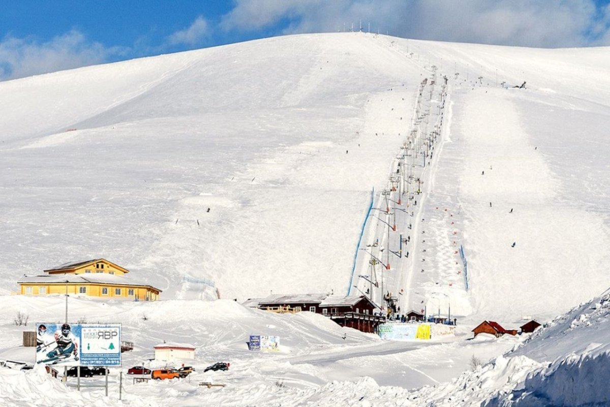 Большой Вудъявр горнолыжный курорт