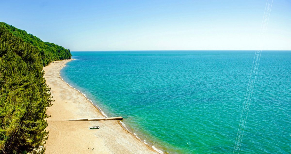Пляжи Абхазии песчаные Мюссера