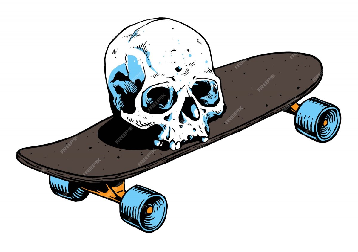 Скейтборд Fila Skates Skull
