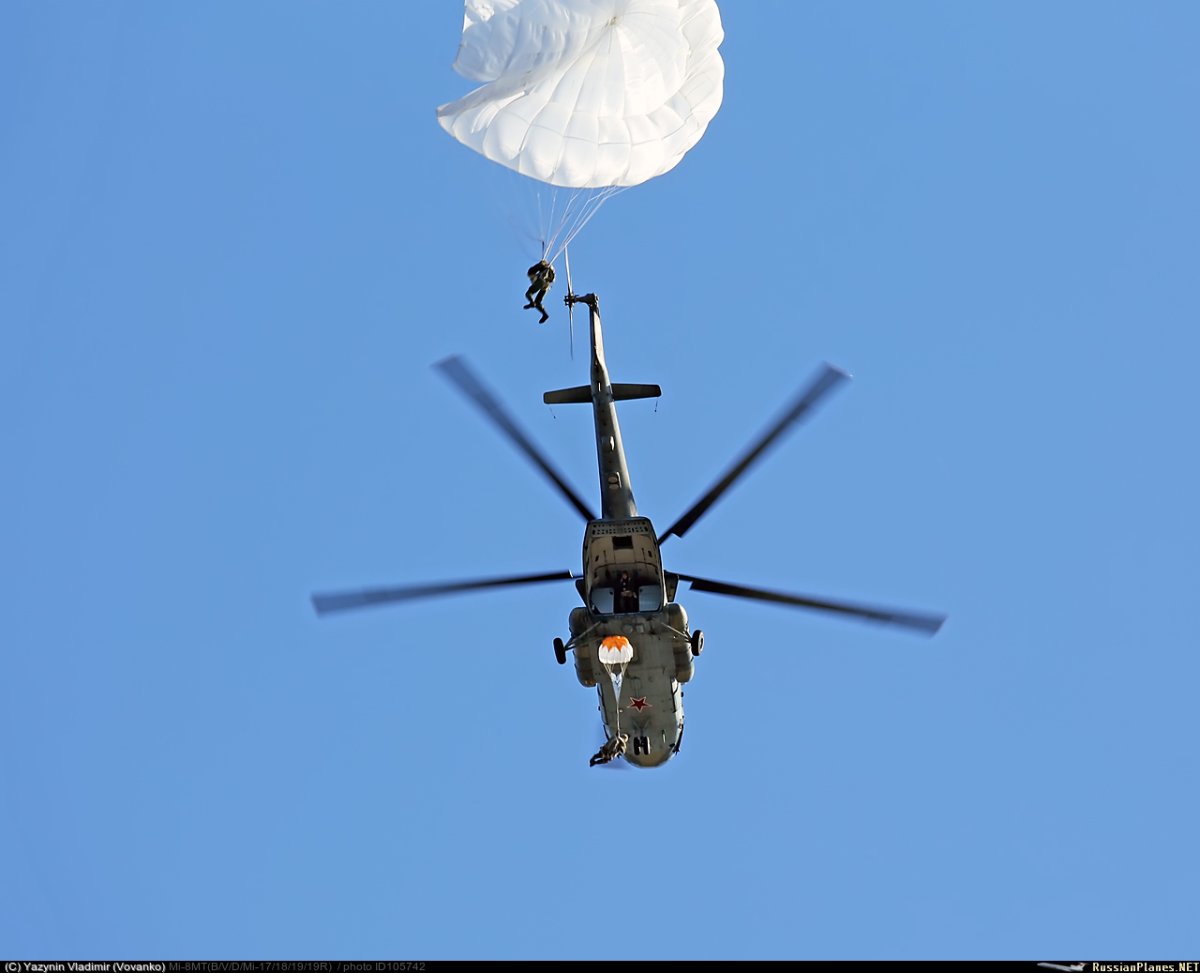 Десантирование с вертолета ми-8