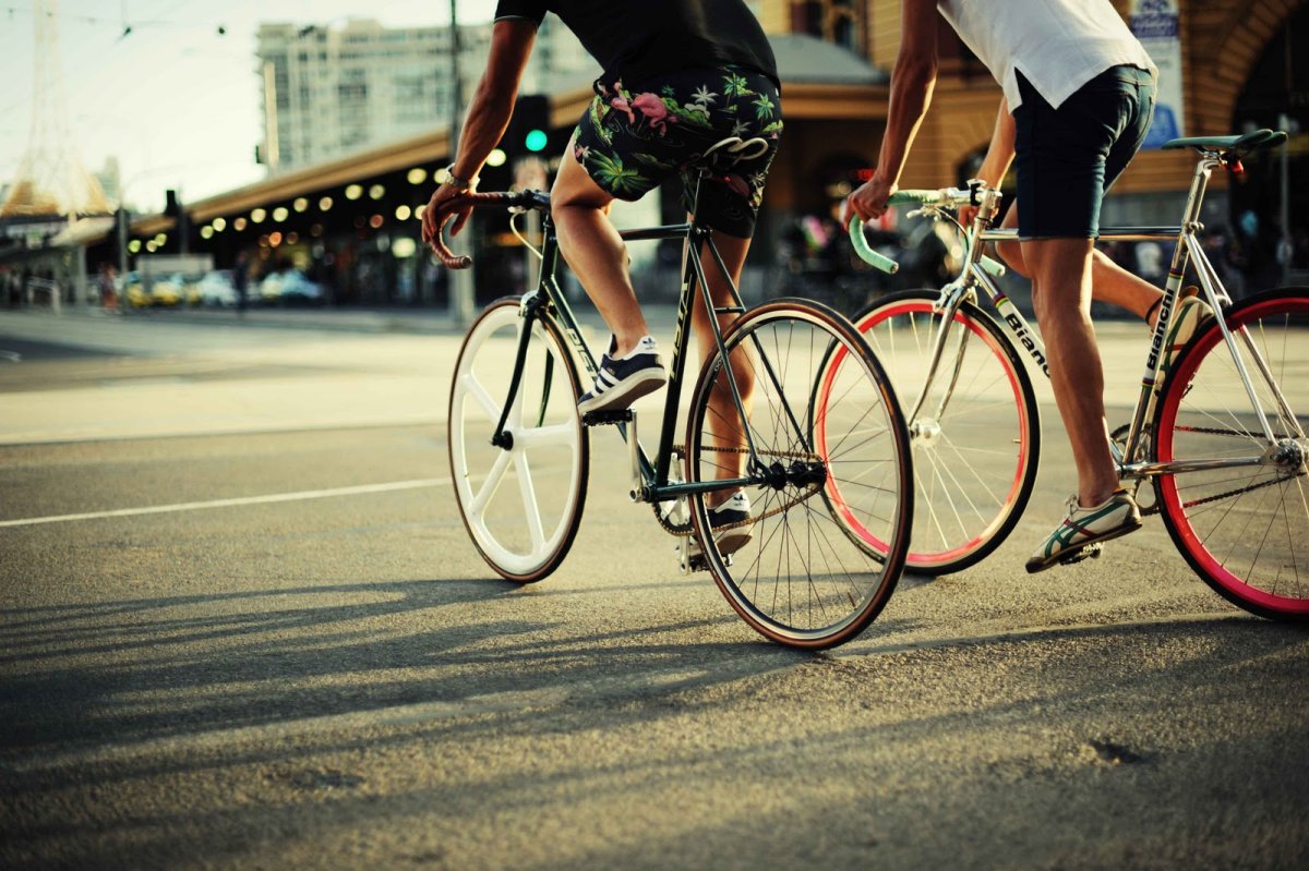 Велосипед в городе