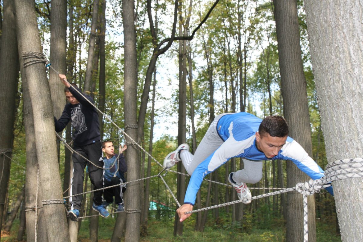 Полоса препятствий на турслете