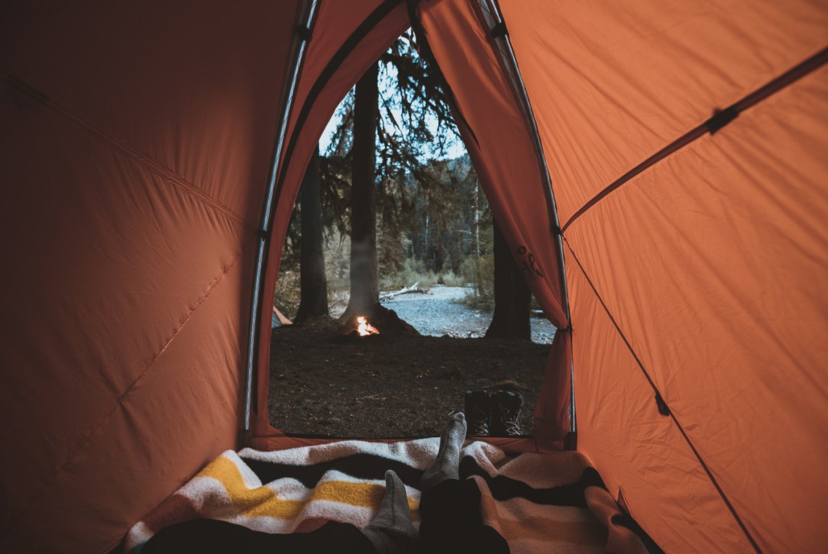 Уют в палатке