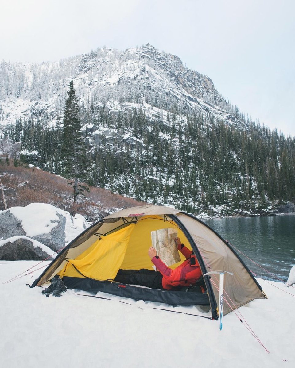Зимний поход с палаткой