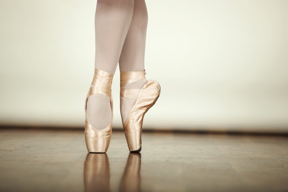 Красивые ноги балерины