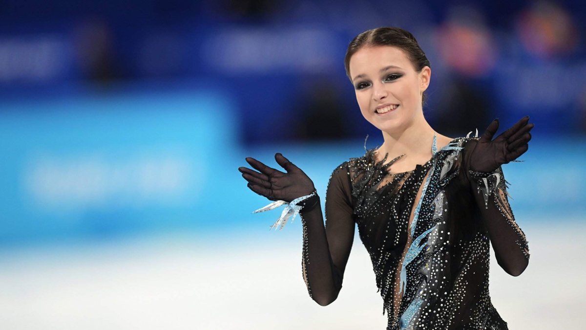 Анна Щербакова фигуристка Пекин 2022
