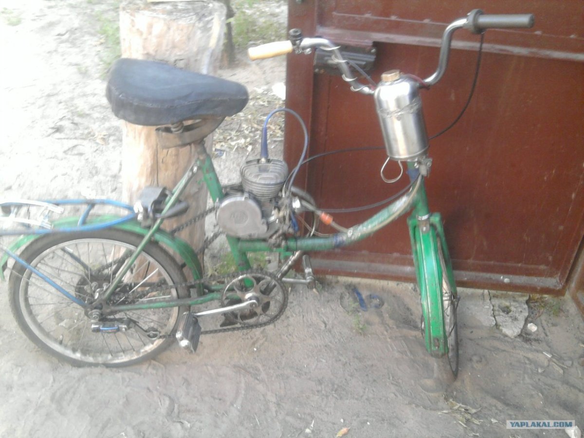 Велосипед Кама с мотором д8