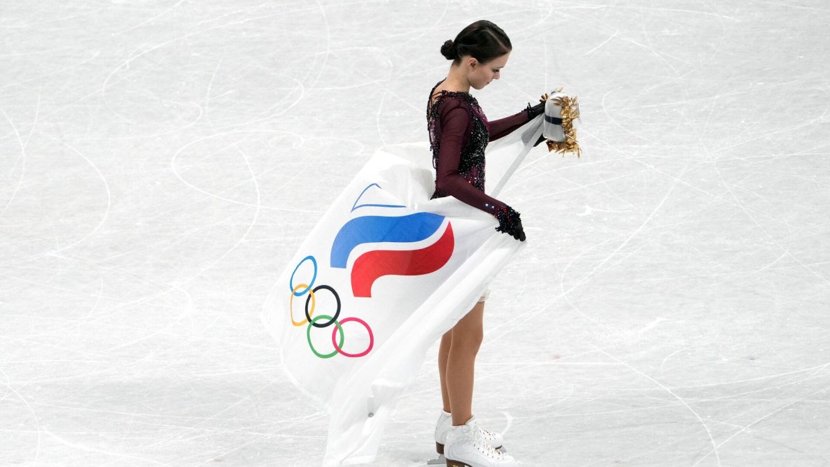 Анна Щербакова произвольная программа олимпиада 2022