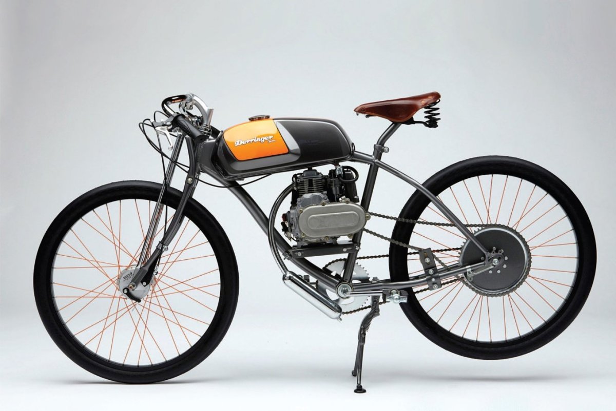 Велосипед с мотором 125 кубов