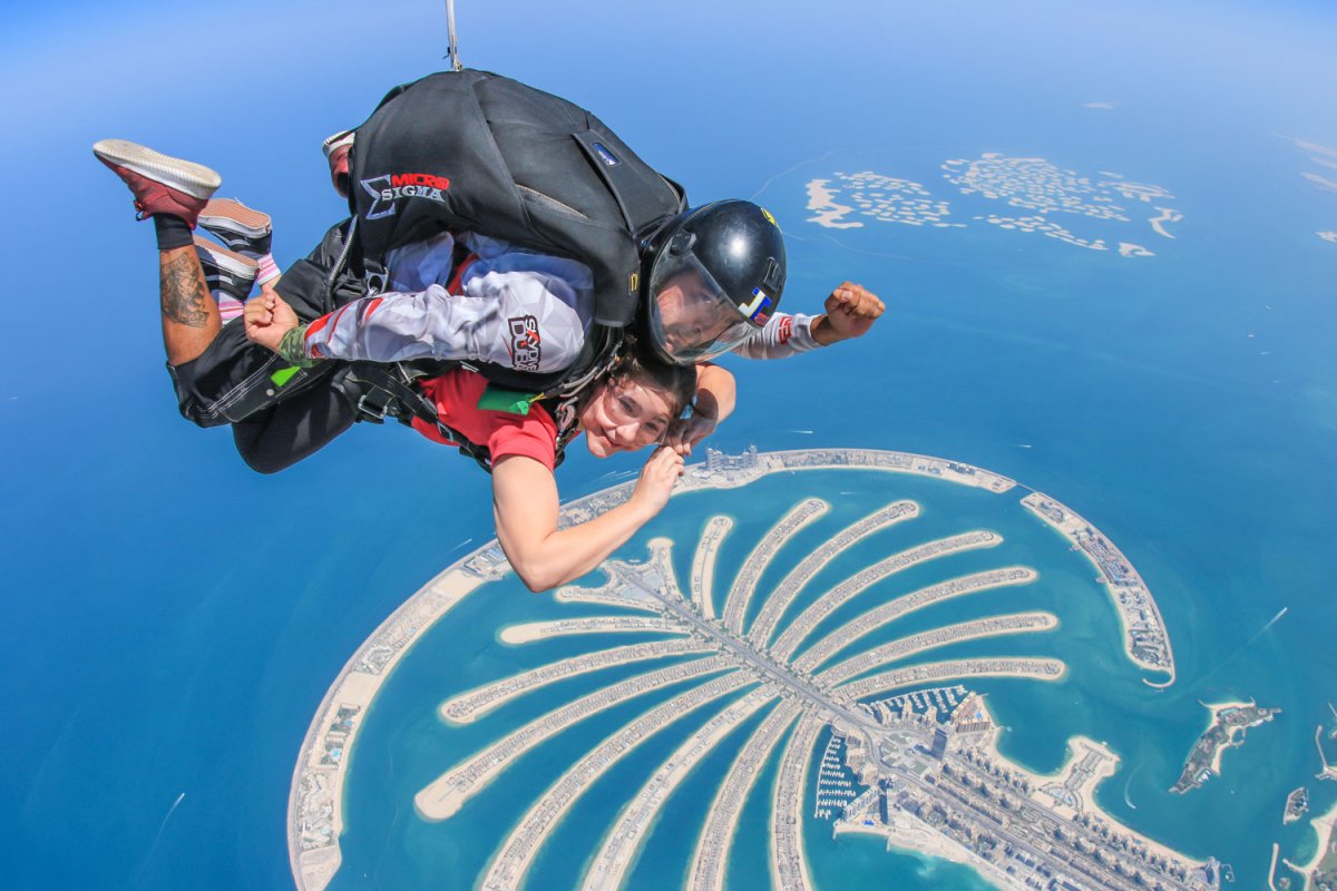 Скайдайв Дубай Skydive Dubai
