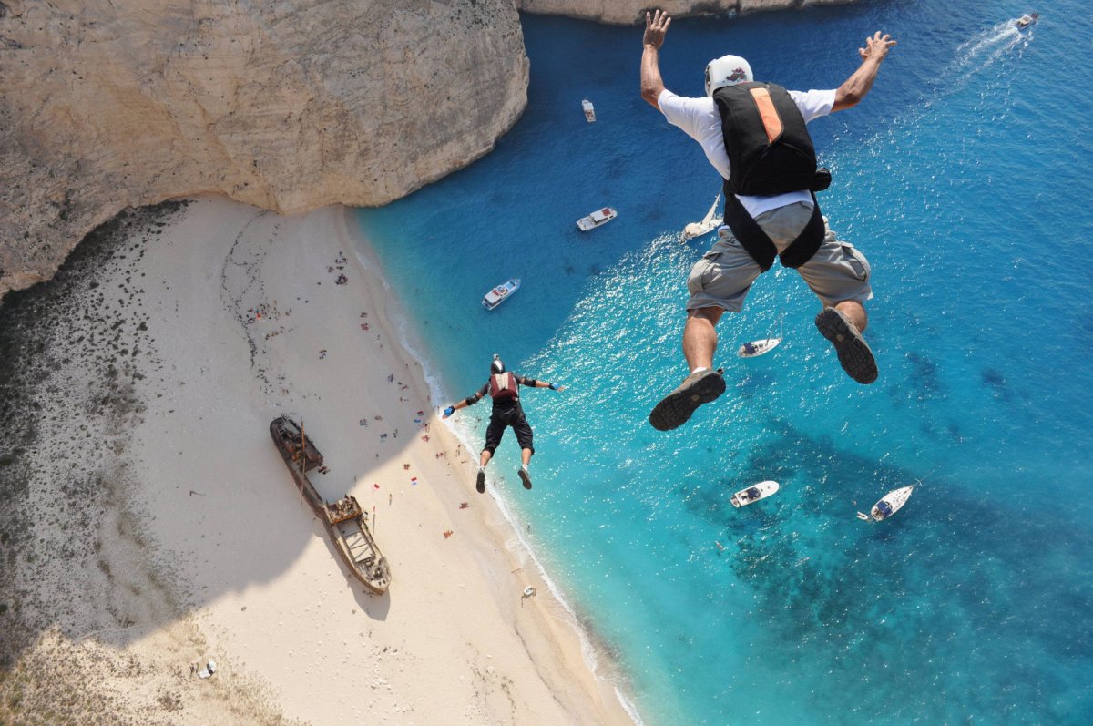 Закинф Base jumping