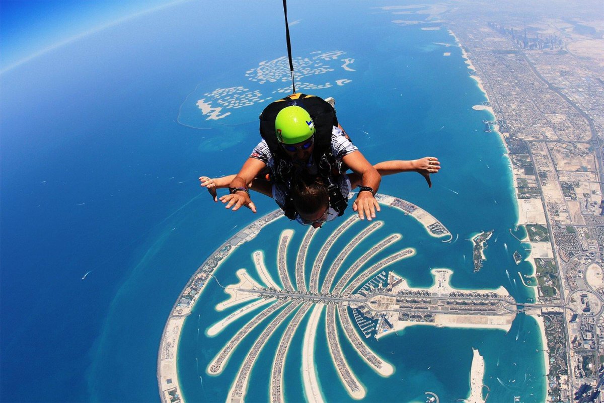 Скайдайв Дубай Skydive Dubai