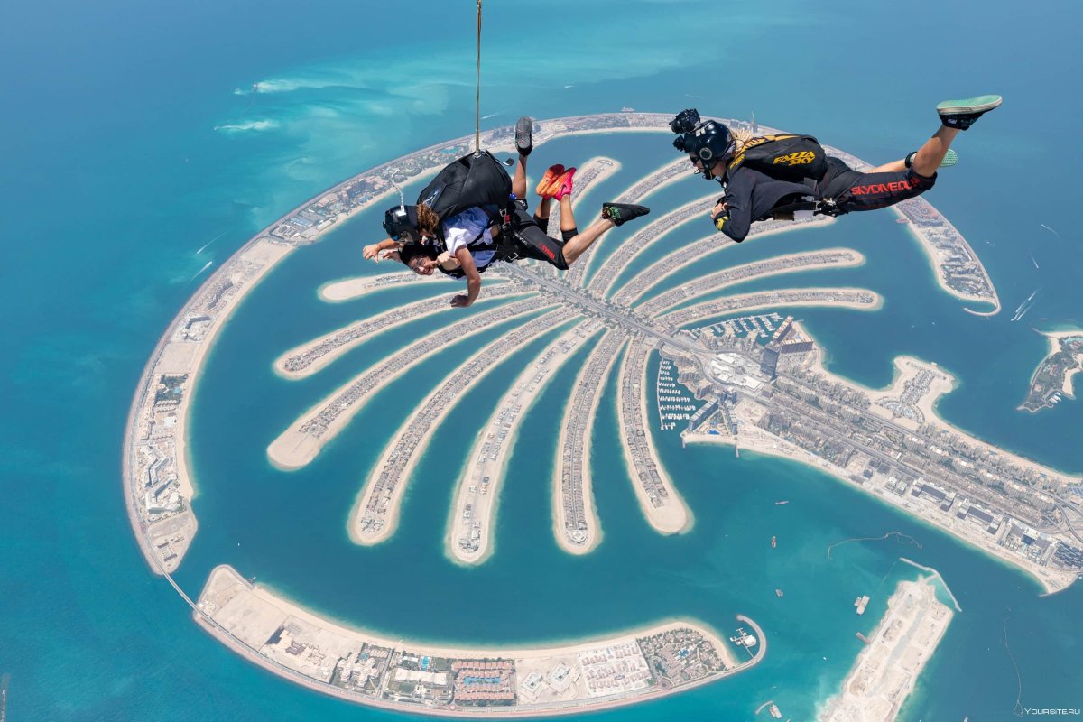Skydive Dubai Пальма