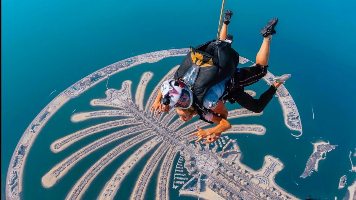 Скайдайв Дубай Skydive Dubai